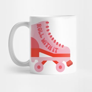 Roll With It Roller Skate Mug